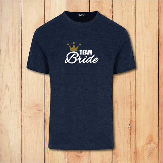 Hen Do T-Shirt - Team Bride (Navy)