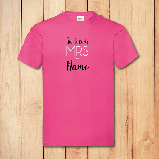 Hen Do T-Shirt - The Future Mrs (Pink)