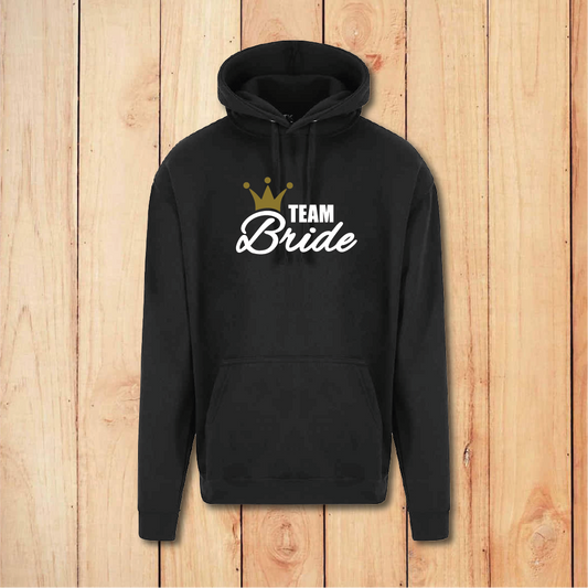 Hen Do Hoodie - Team Bride (Black)