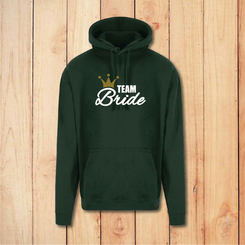 Hen Do Hoodie - Team Bride (Black)