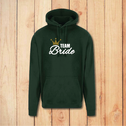 Hen Do Hoodie - Team Bride (Green)