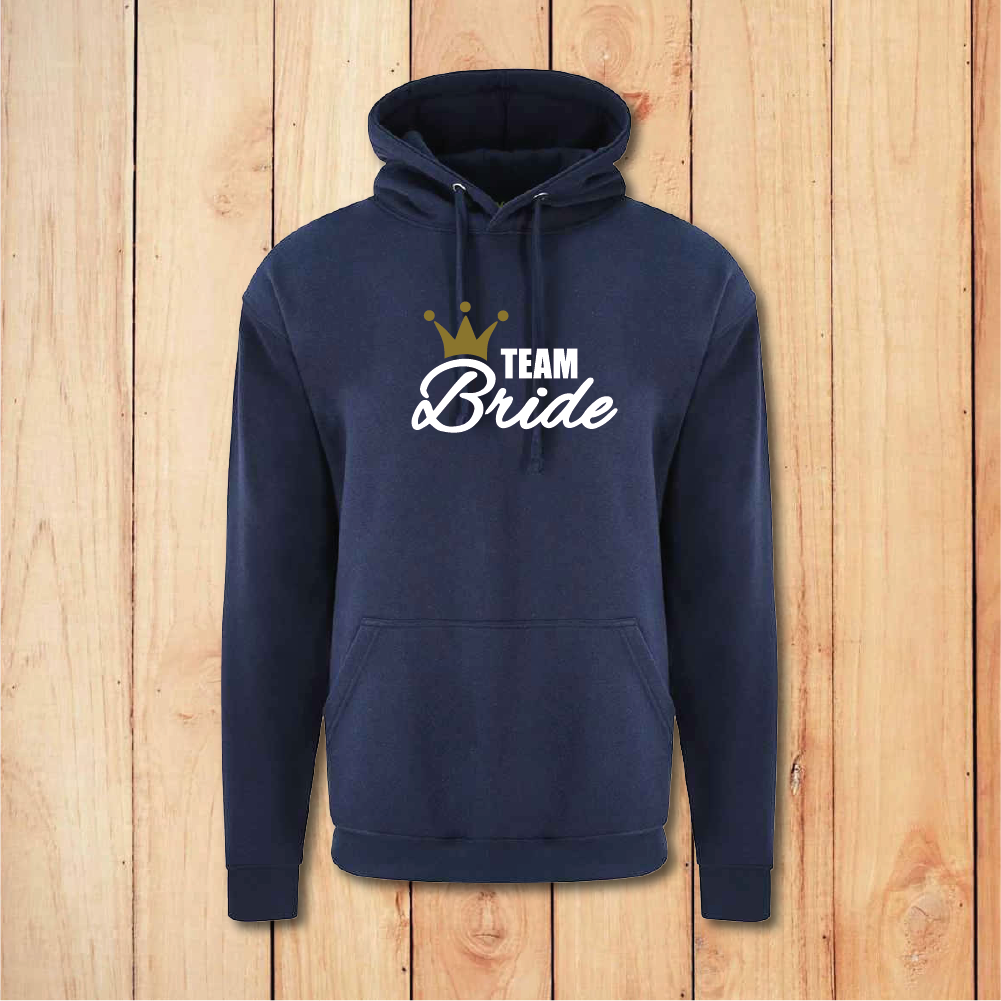 Hen Do Hoodie - Team Bride (Black)