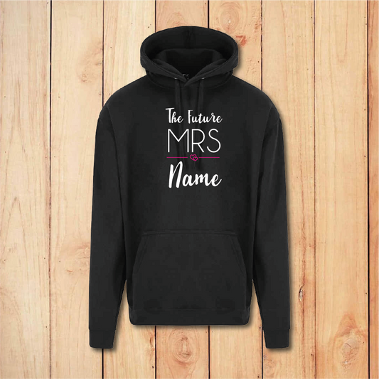 Hen Do Hoodie - The Future Mrs (Black)