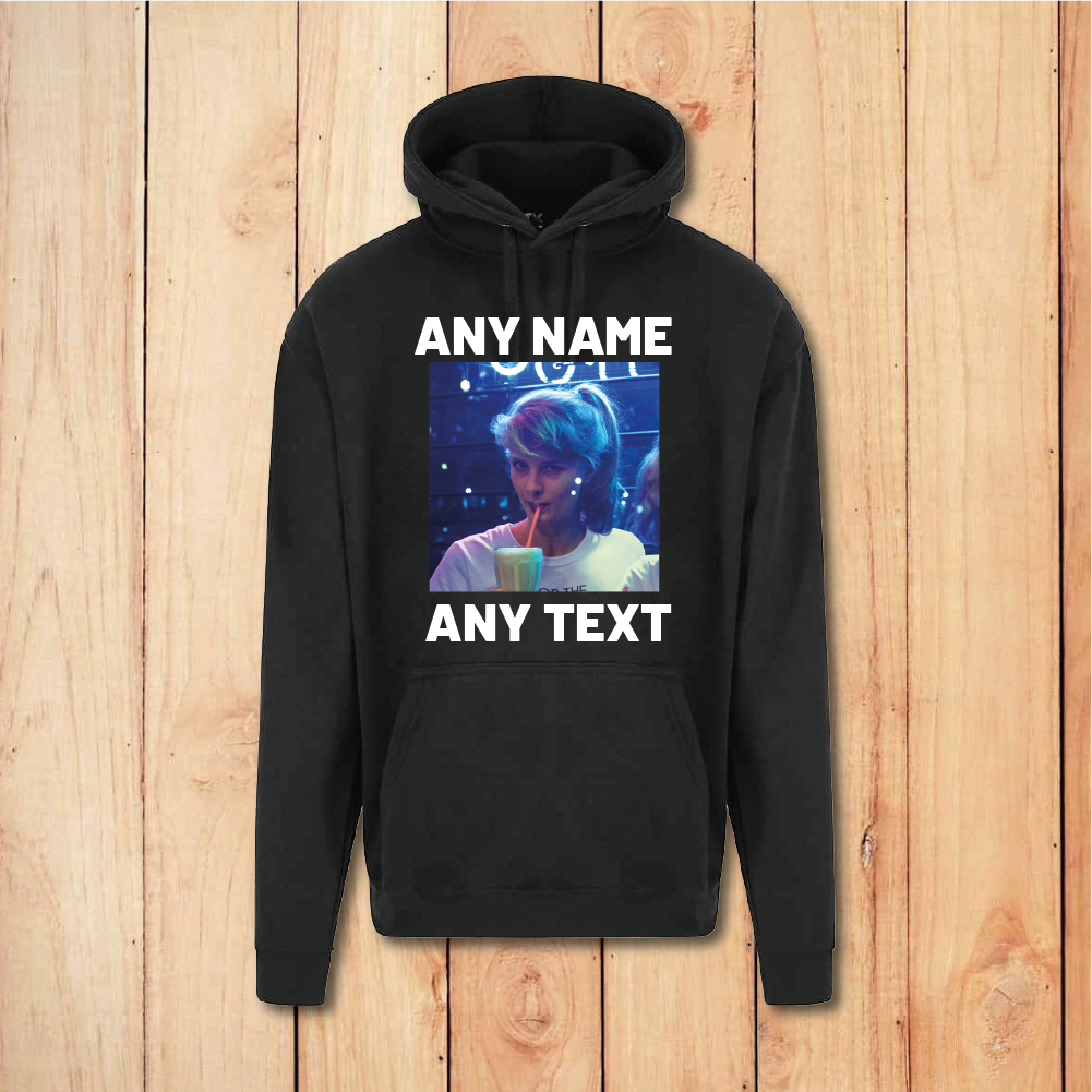 Hen Do Hoodie - Any Design (Black)