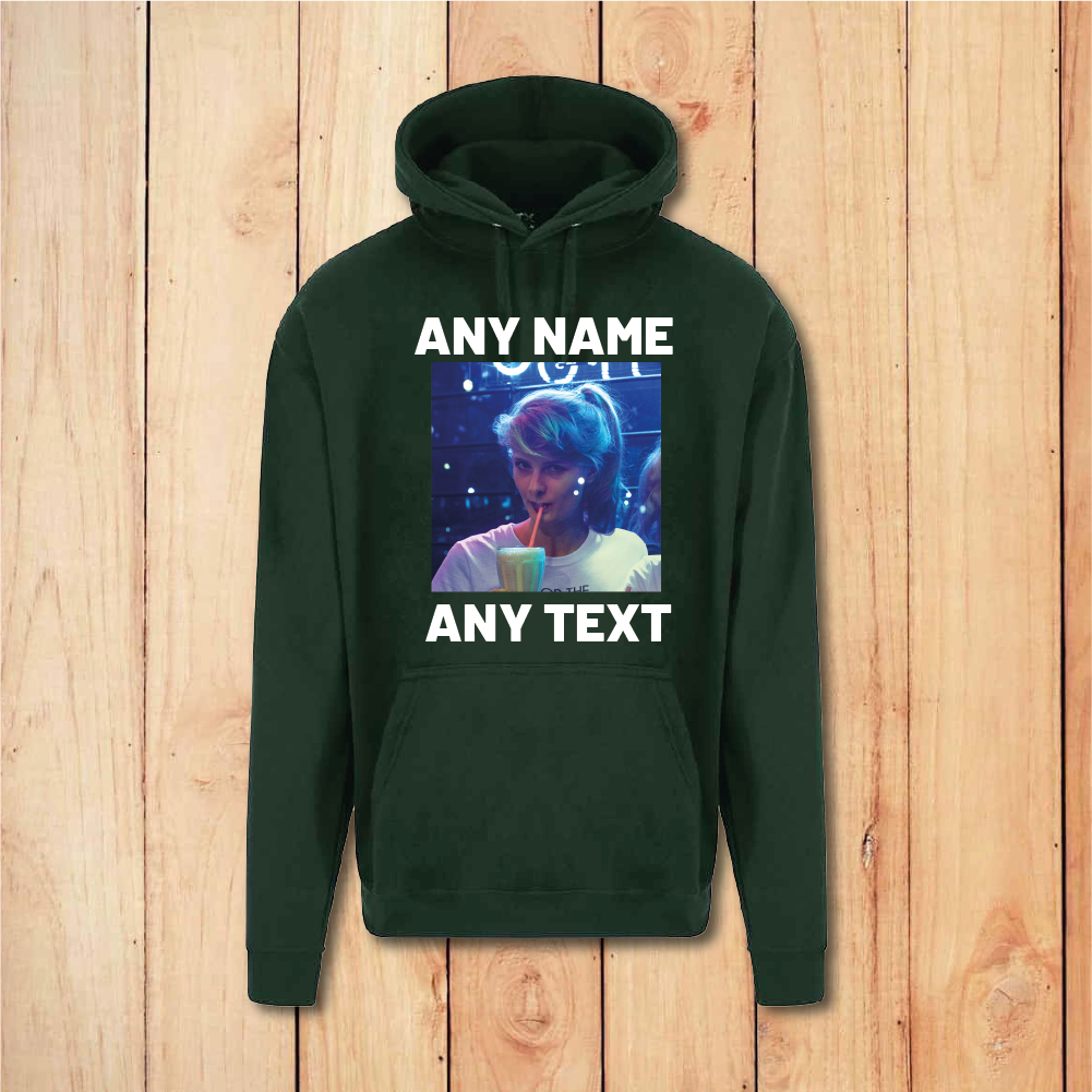 Hen Do Hoodie - Any Design (White/Grey)