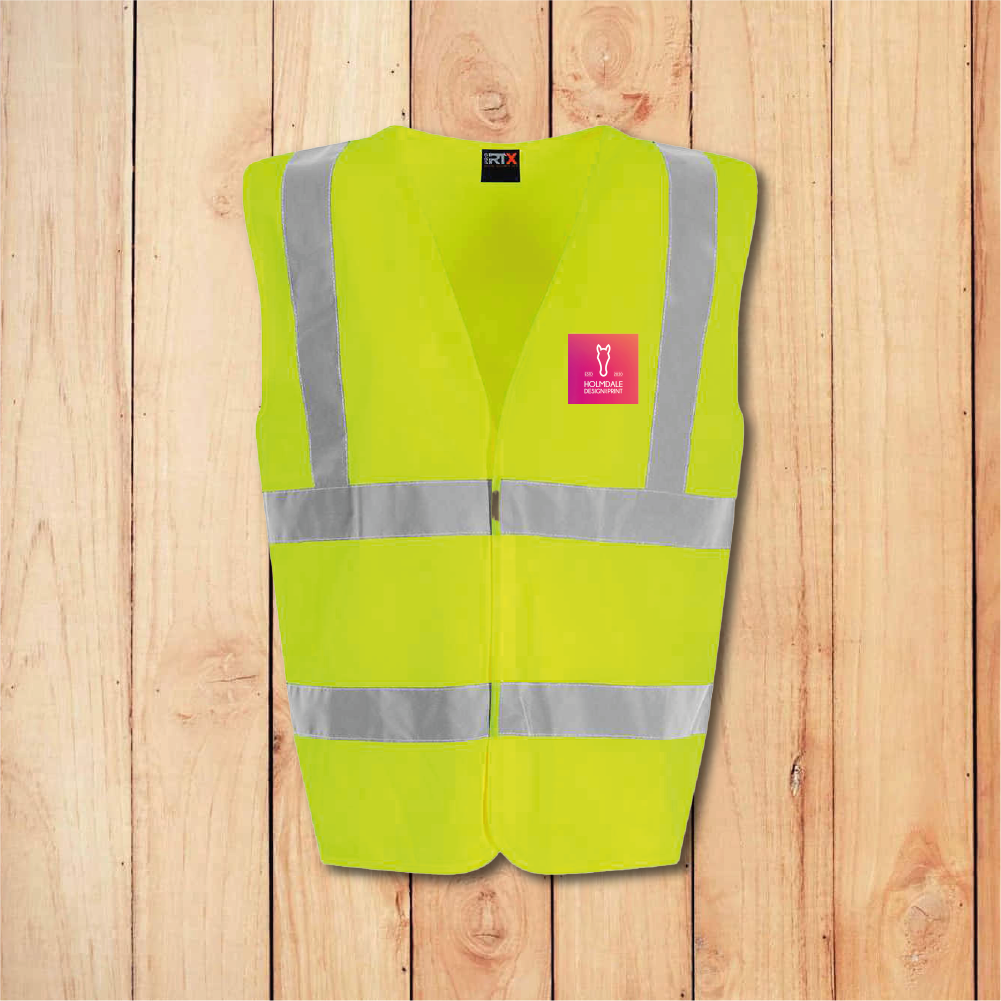 Hi-Vis Vest - Standard - Add Anything (Yellow)