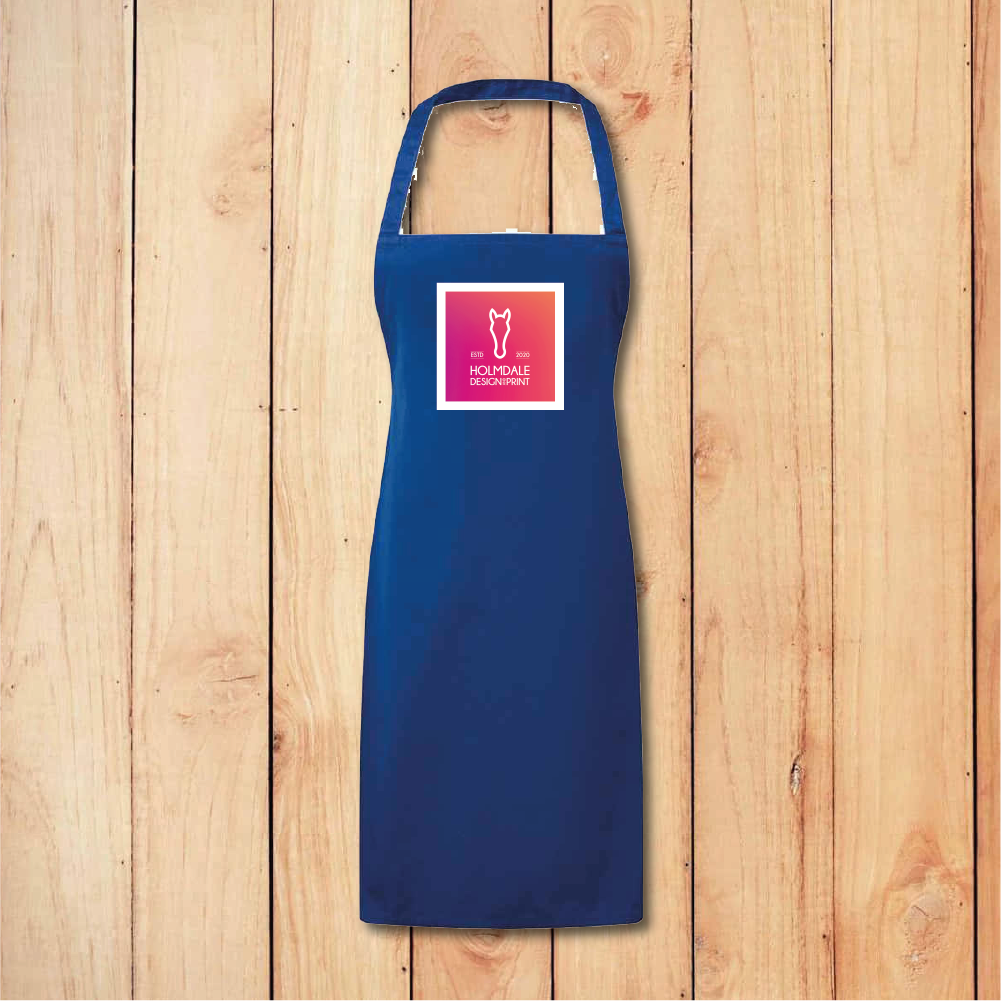 Apron - Add Your Logo / Image (Royal Blue)