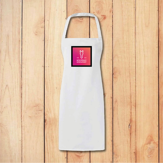 Apron - Add Your Logo / Image (White)