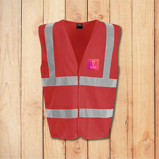 Hi-Vis Vest - Standard - Add Anything (Red)