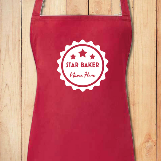 Apron - Bake Off Inspired (Red)