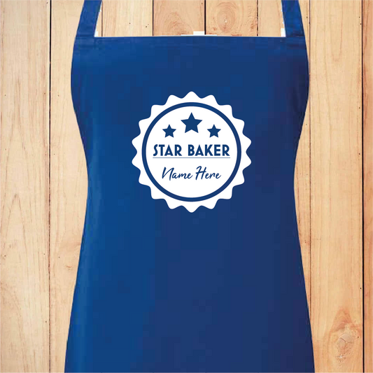 Apron - Bake Off Inspired (Royal Blue)