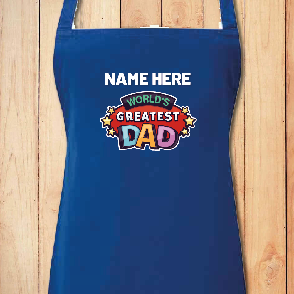 Apron - Father's Day (Royal Blue)
