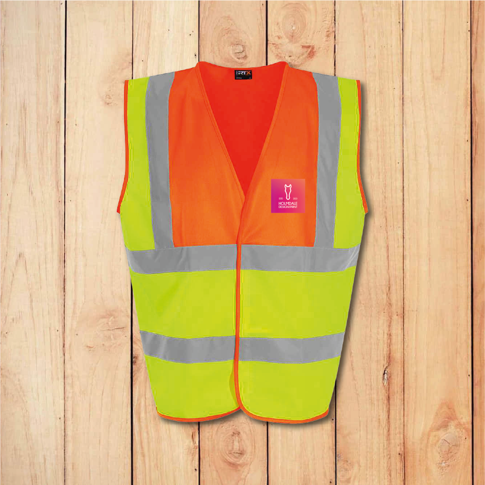 Hi-Vis Vest - Standard - Add Anything (Yellow/Orange)