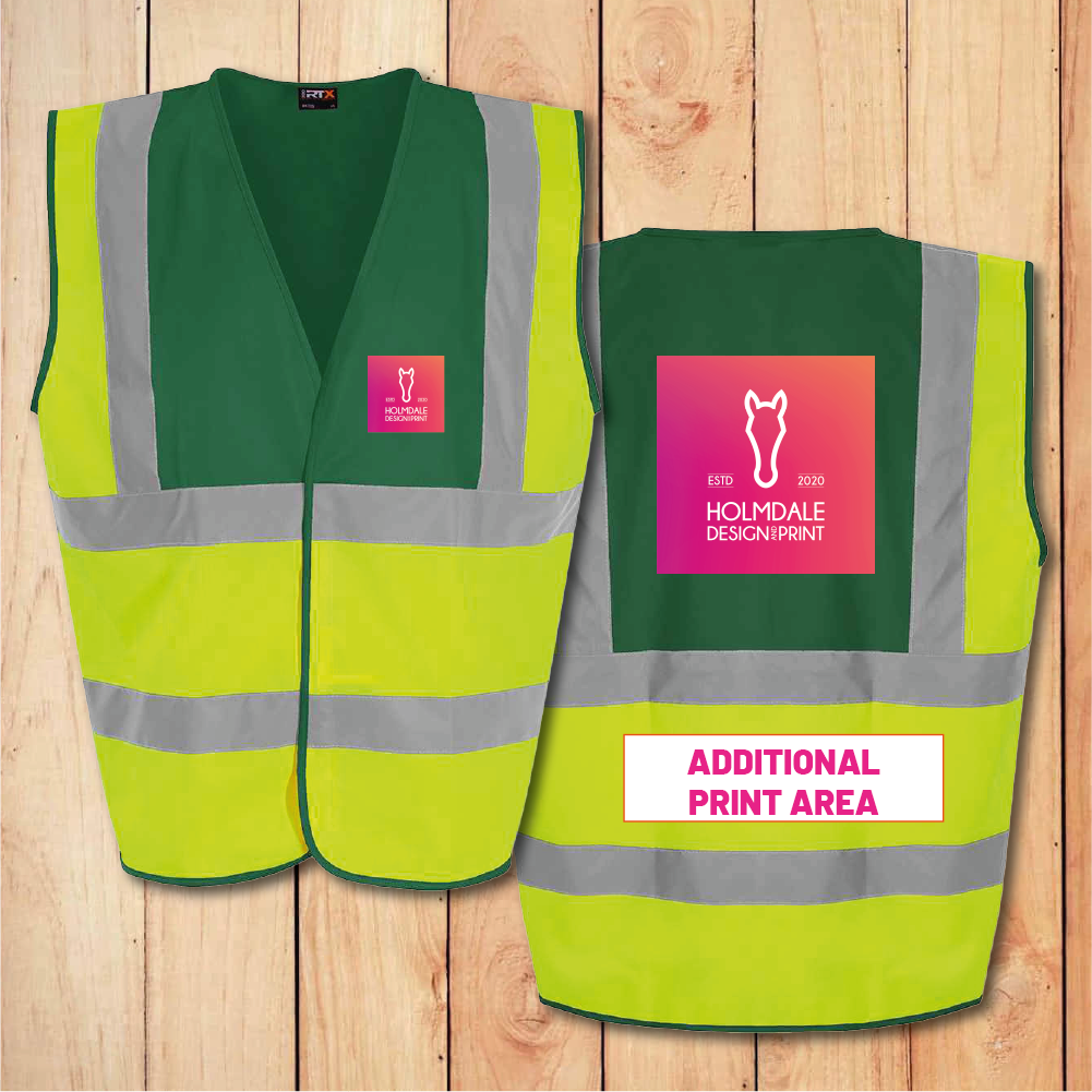 Hi-Vis Vest - Standard - Add Anything (Yellow/Green)