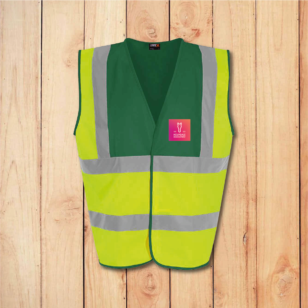 Hi-Vis Vest - Standard - Add Anything (Yellow/Green)