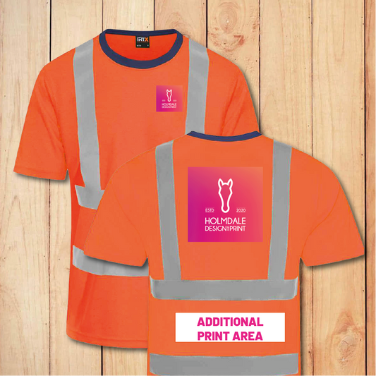 Hi-Vis T-Shirt - Add Anything (Orange)