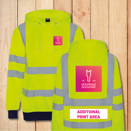 Hi-Vis Hoodie - Add Anything (Yellow)