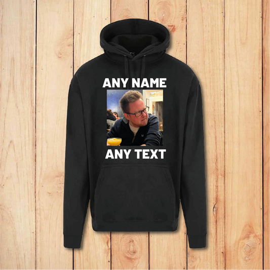 Stag Do Hoodie - Any Design (Black)