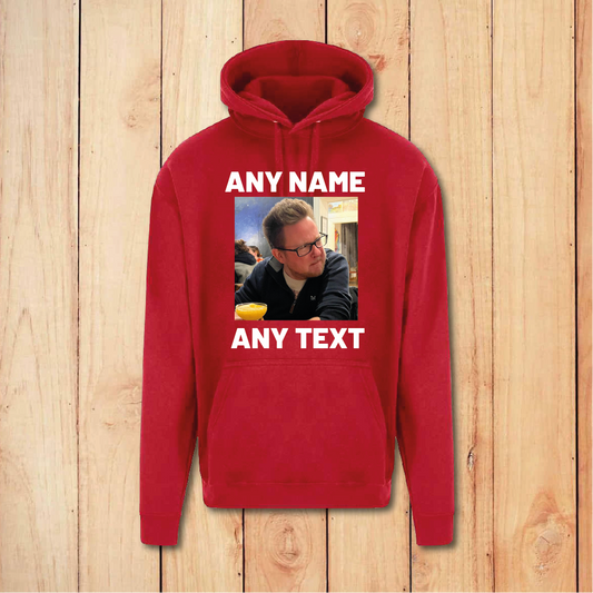 Stag Do Hoodie - Any Design (Red)