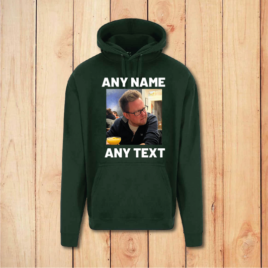 Stag Do Hoodie - Any Design (Green)