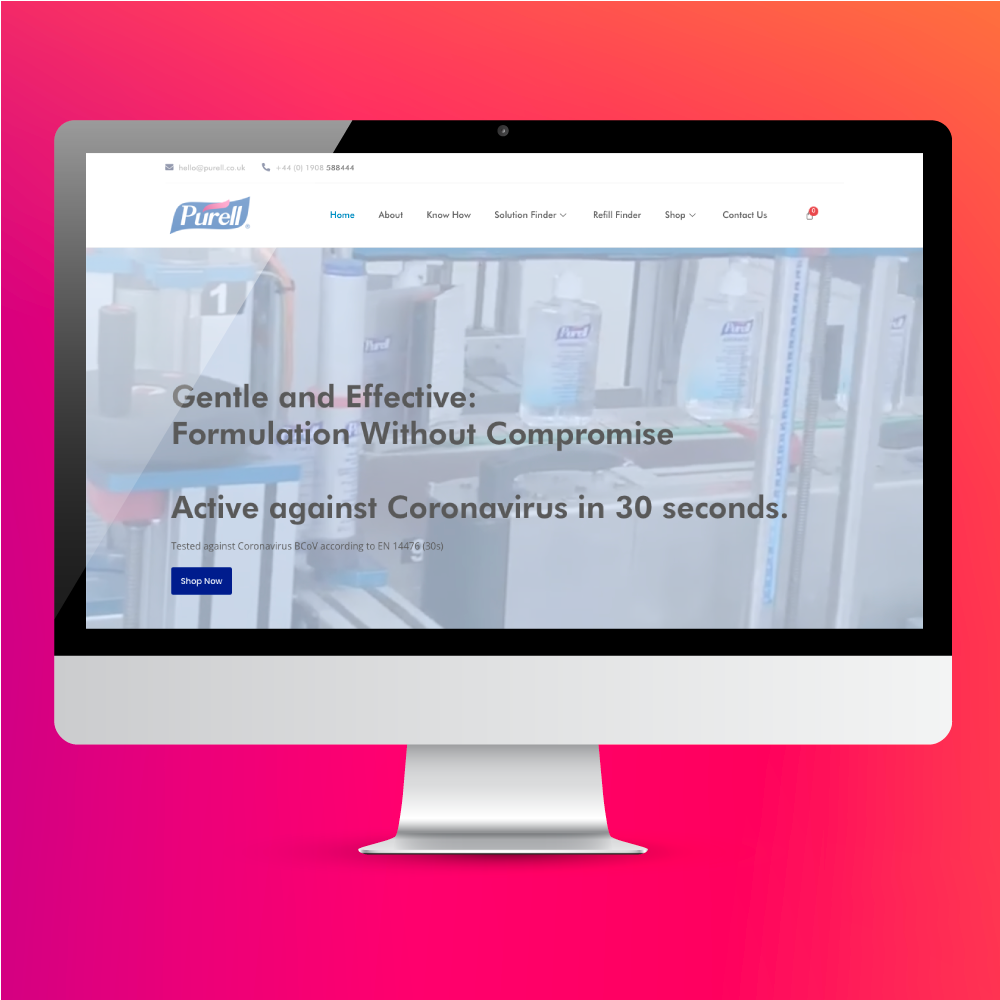 Purell UK - Website