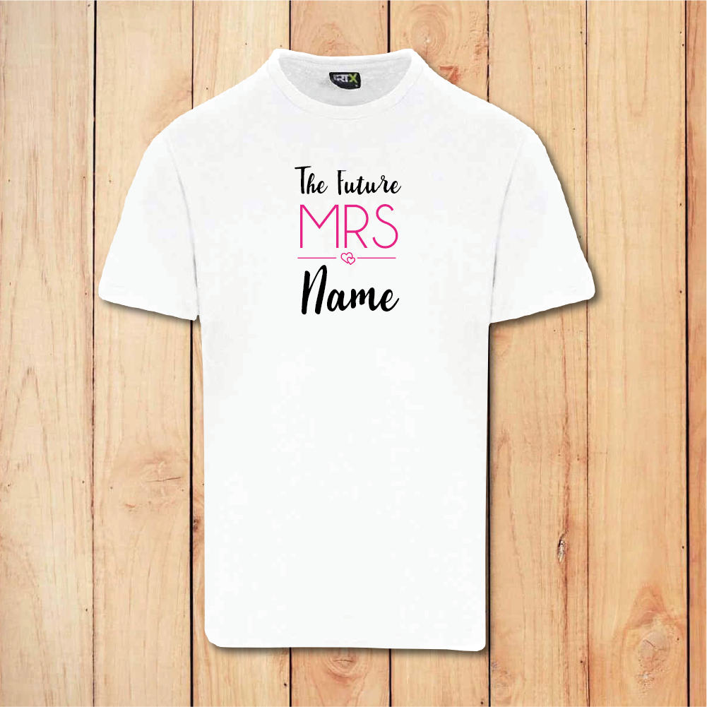 Hen Do T-Shirt - The Future Mrs (Black)