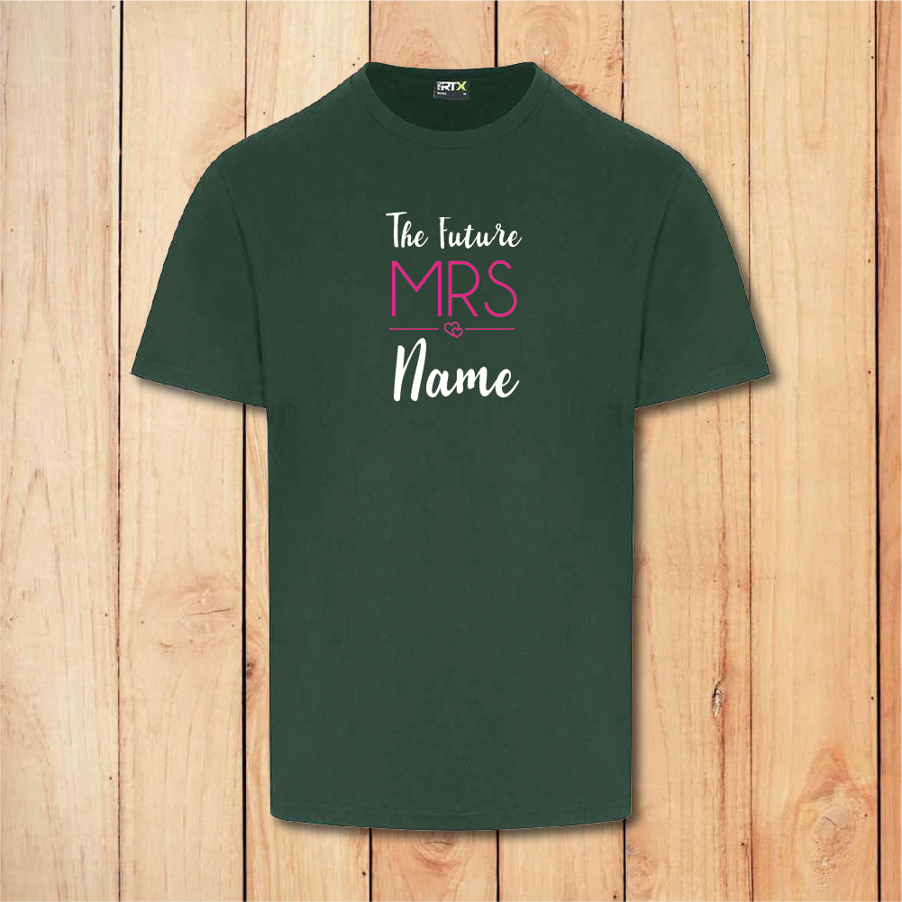 Hen Do T-Shirt - The Future Mrs (Black)