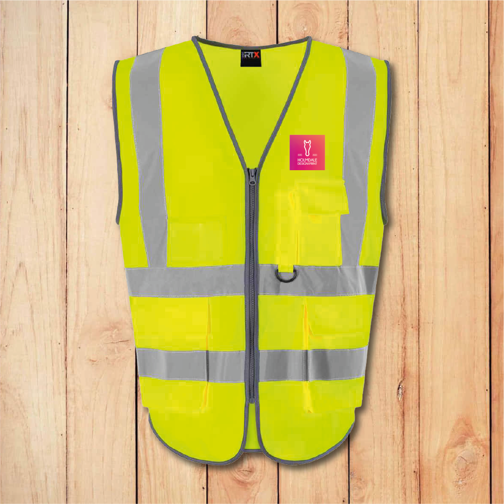 Hi-Vis Vest - Premium - Add Anything (Blue)