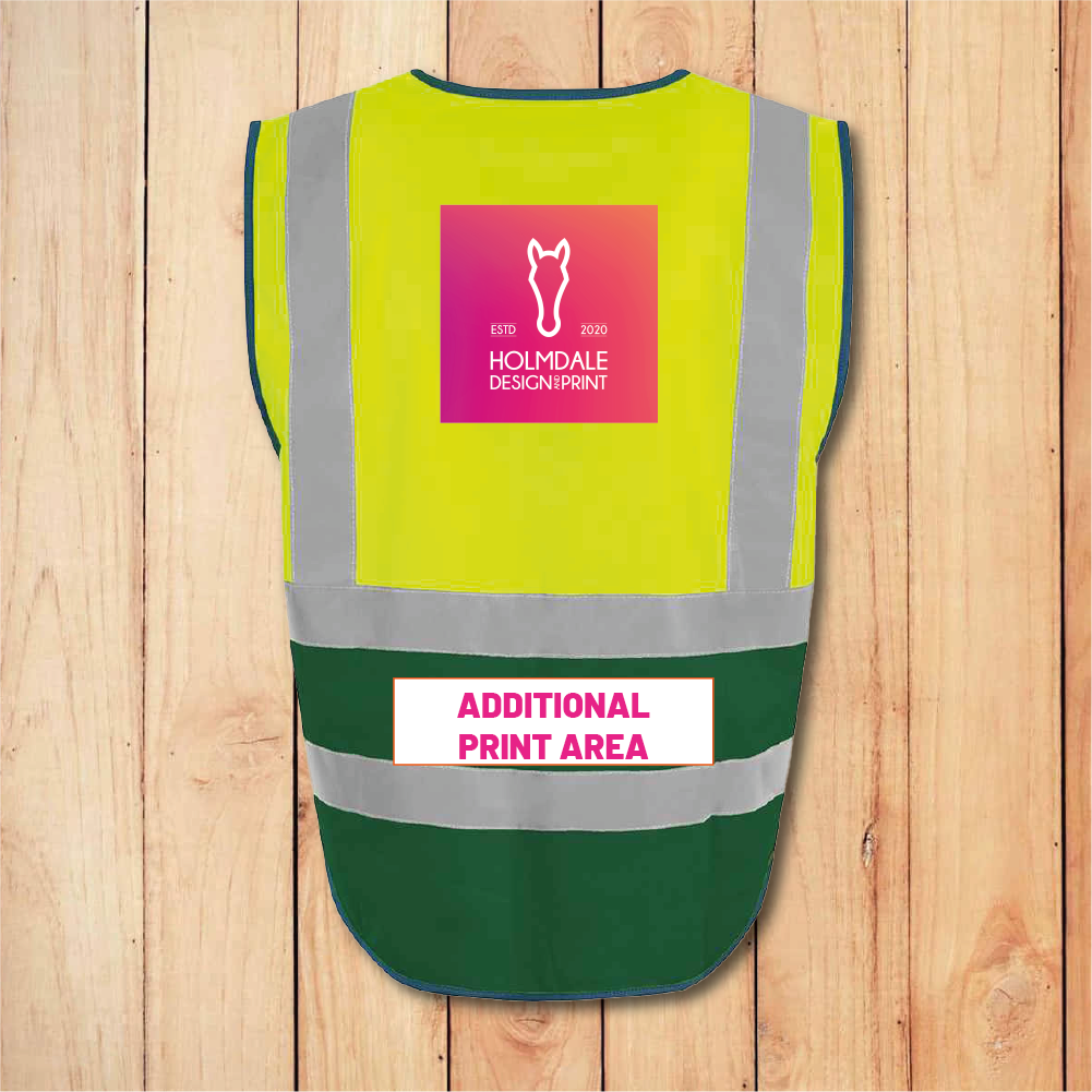 Hi-Vis Vest - Premium - Add Anything (Blue)