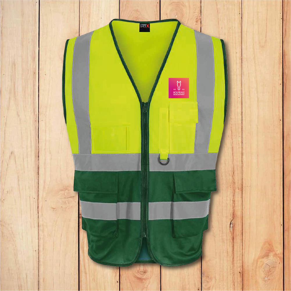 Hi-Vis Vest - Premium - Add Anything (Blue)